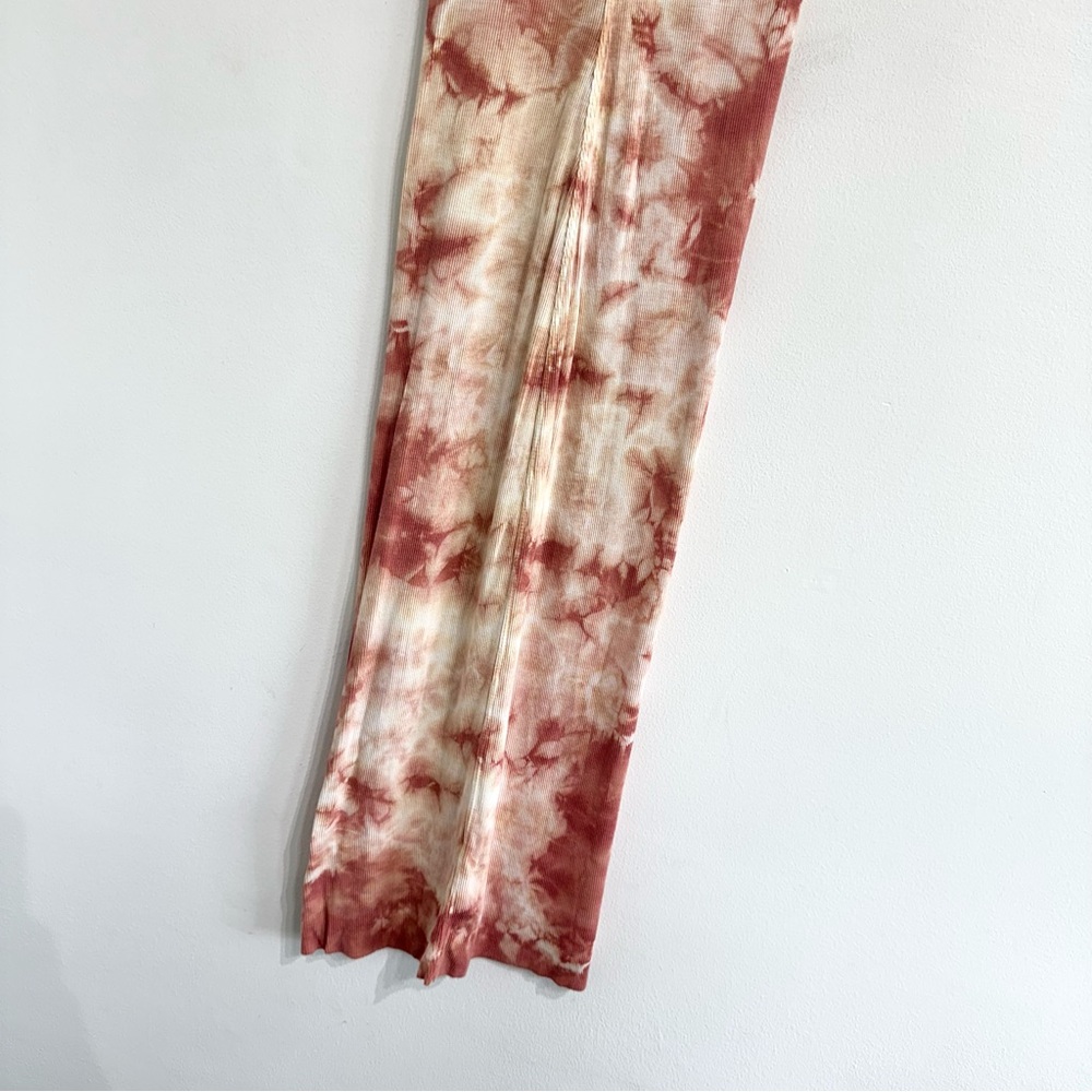 ENZA COSTA Silk Rib Tank Midi Dress in Adobe Ionic fitted tie dye - Picture 7 of 9